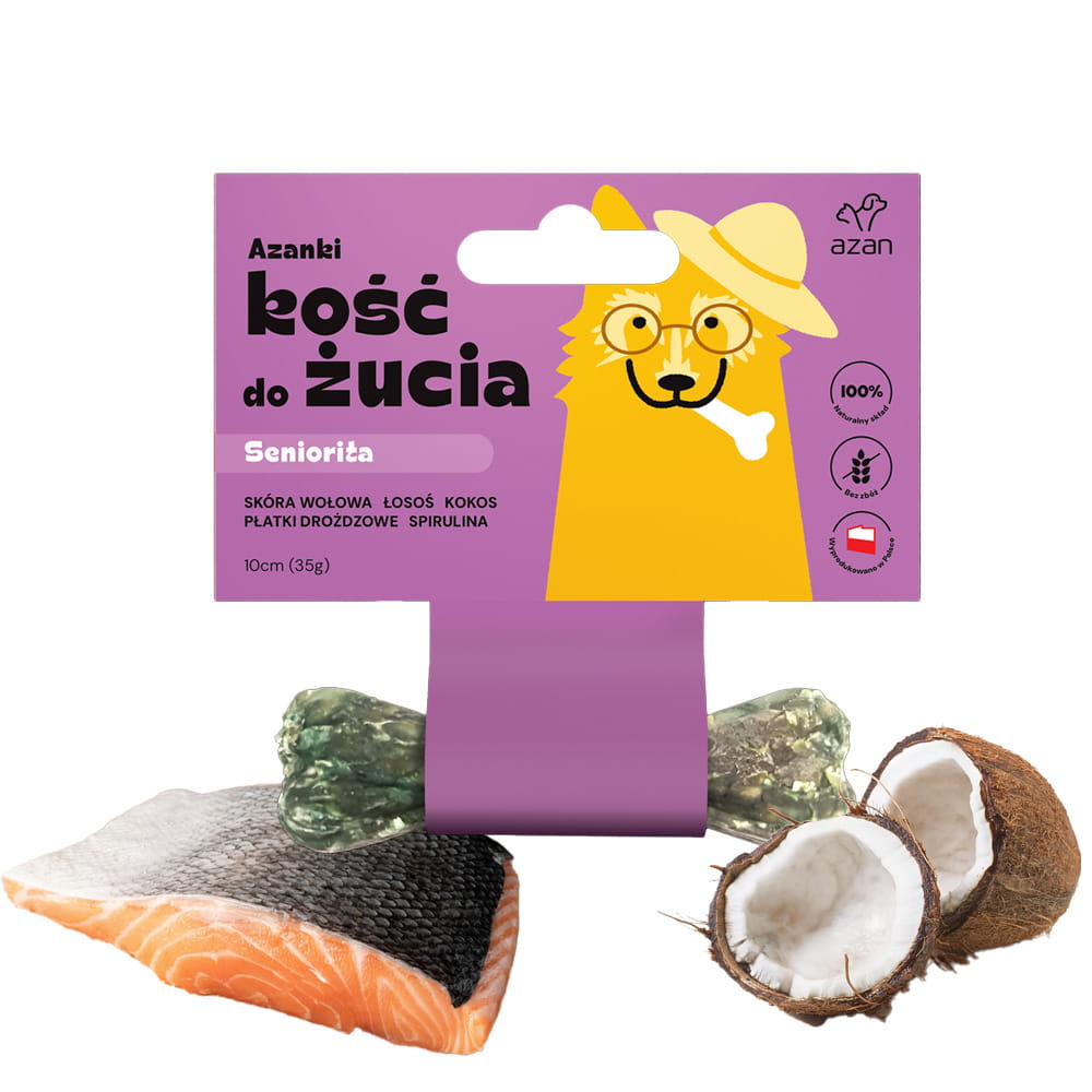Azanki Kość Seniorita – Dla Psów Seniorów 10cm